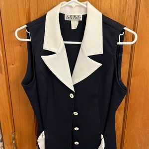 Navy blue vest